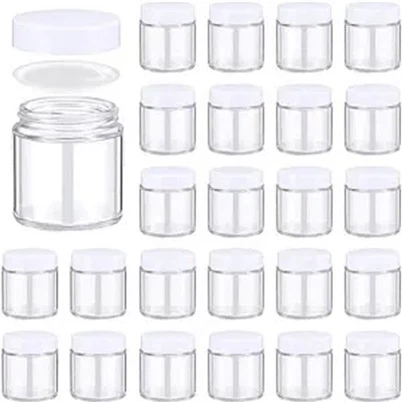 Bijele kozmetičke staklenke